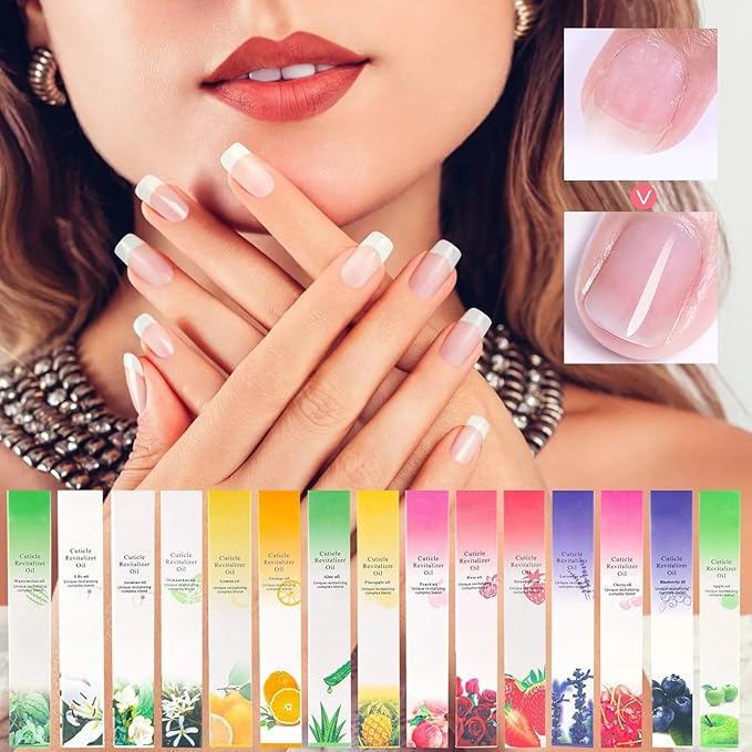 Yimart Set of 4pcs Nail Nutritional Cuticle Oil Pen For Anti-barb Finger Edge Nail Care Tool