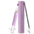Ceramic Cuticle Pusher & Nail Oil Pen, 2-in-1 Nail Care Tool, Gentle Hangnail Remover for Dry or Damaged Nails, Portable Pen with Stainless Steel Cuticle & Nail Cleaner