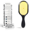 Detangling Brush,1 Pack Detangler Brush, Gentle & Effective Detangling on Wet or Dry Fragile Hair Types,Ultra-light, Detangling Brsuh ventilated and antistatic hairbrush (Lemon Yellow)