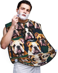 Tahiti Beach Print Beard Bib Shaving Apron, Beard Hair Trimming Cape Gift For Dad
