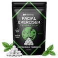 Facial Exerciser Chewing Gum | Pearl-Sized Hard Gums | Adjust Resistance by Chewing 3–5 pcs | Sugar-Free Mint Flavor | 4 Months’ Supply | Strengthen Facial Muscles, Sculpt Jawline & Tone Face Naturally