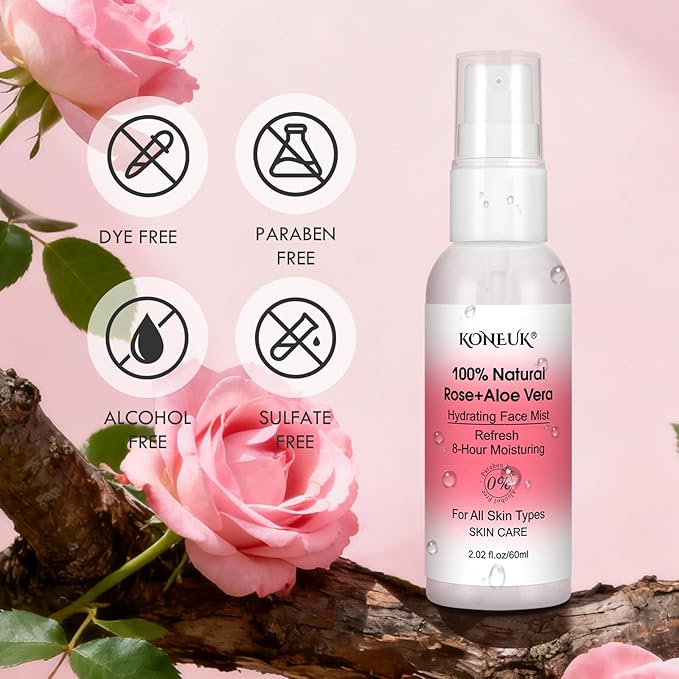 Skincare Refreshing Face Mist Kit-Long Hydration and Soothing Facial Spray for Glowing Skin Care, Mini Face mist Gifts for Women, Mothers Day Gifts, Teacher Gifts, Trave Size2.02 fl oz 6 Pack