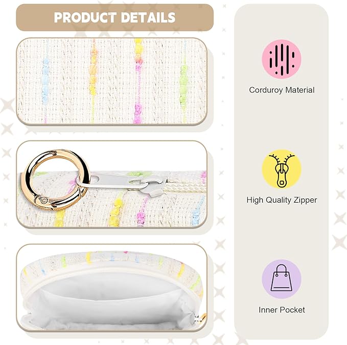 Period Bag for Teen Girls, Colorful Lines Sanitary Napkin Storage Bag, Menstrual Pad Pouches Tampon Holder for Purse (Blue)