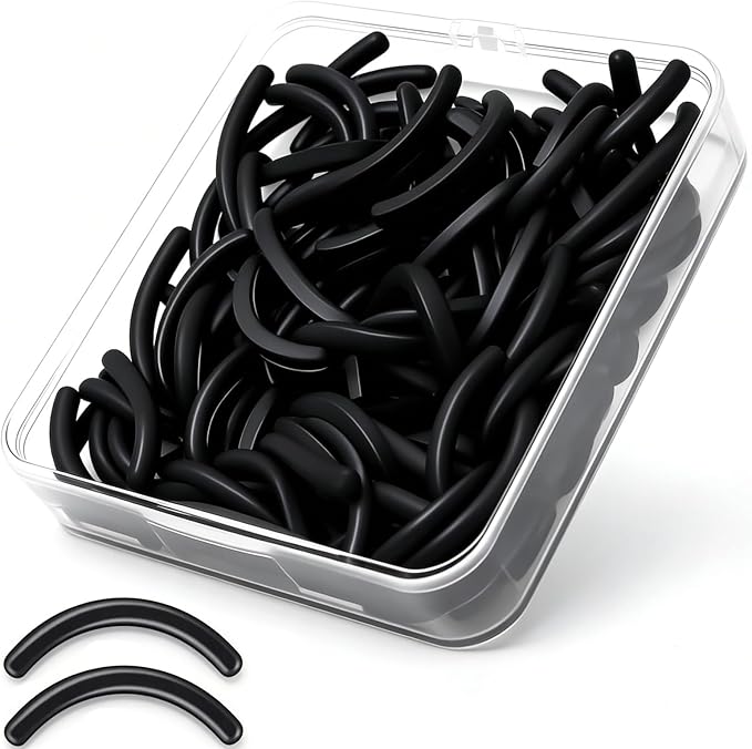 30Pack Suitable for Tweezerman Eyelash Curler Refills,Ultra Soft Silicone Rubber Fit for Tweezerman Eyelash Curler Refill Pads.