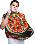Pinks Cotton Candy Print Beard Bib Shaving Apron, Beard Hair Trimming Cape Gift For Dad