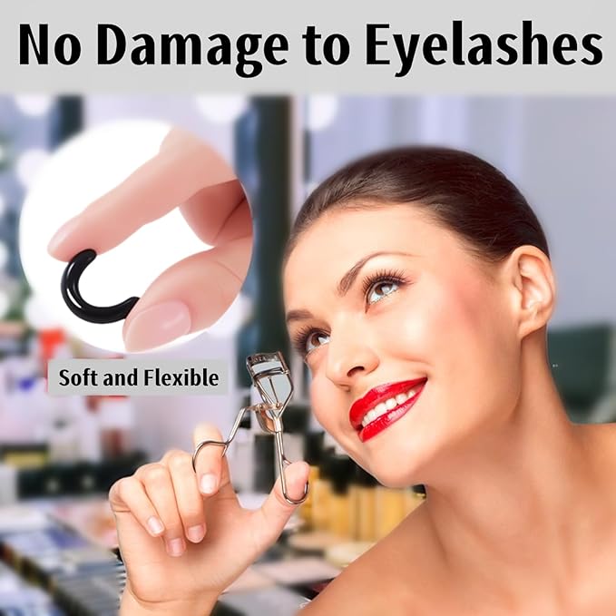Compatible with Tweezerman Eyelash Curler Refills,28，80，100 Pack Silicone Eye Lash Curlers Refill Pads Compatible with Tweezerman Eyelash Curler.