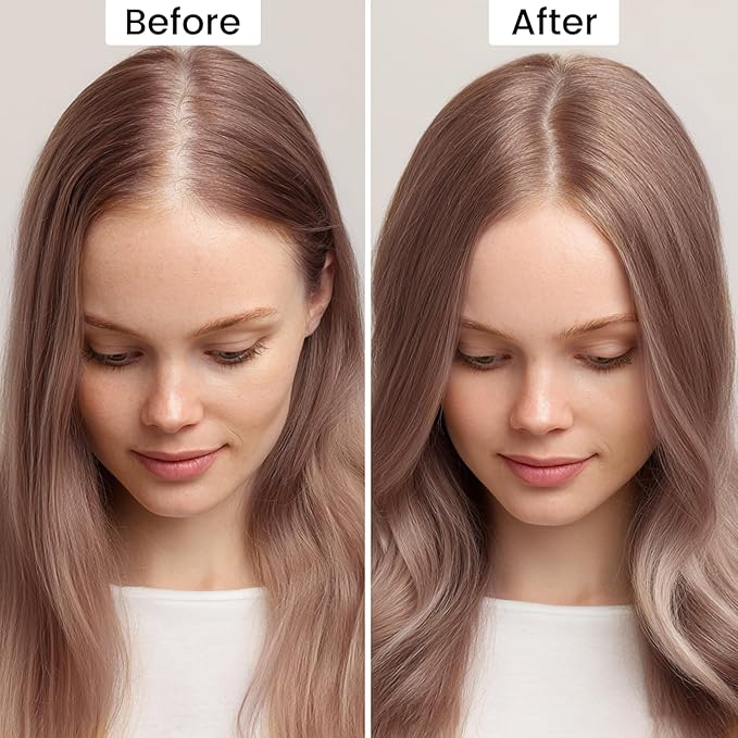 VOLLUCK Root Touch up Powder, Instant Hairline Powder for Thinning Areas and Gray Hair Coverage, Natural and Non-greasy Root Cover up for Women and Men (Auburn, 0.14 Ounce)