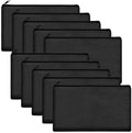 Legigo Blank Canvas Bag Zipper Pouch Makeup Bags Bulk - Multi-Purpose Canvas Pencil Pouch with Sturdy Zipper, Cosmetic Bag Travel Toiletry Bag for DIY Craft Projects, Storage (8.3 x 5 inches)