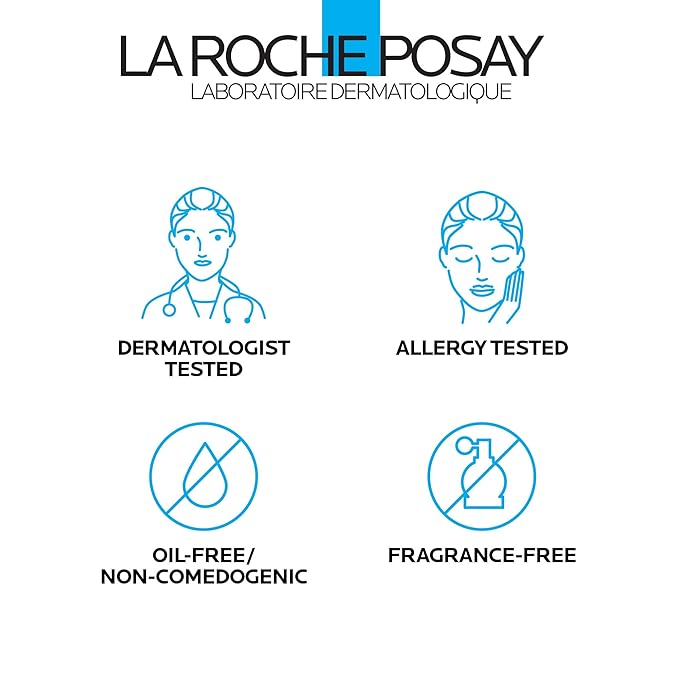 La Roche-Posay Effaclar Purifying Foaming Gel Cleanser for Oily Skin, With Zinc Pidolate To Remove Excess Oil & Shine, Alcohol Free & Oil Free, Face Wash For Oily Skin, Sensitive Skin Tested