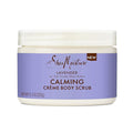 SheaMoisture Creme Body Scrub Lavender Calming Skin Care with Fair Trade Shea Butter 11.3 oz