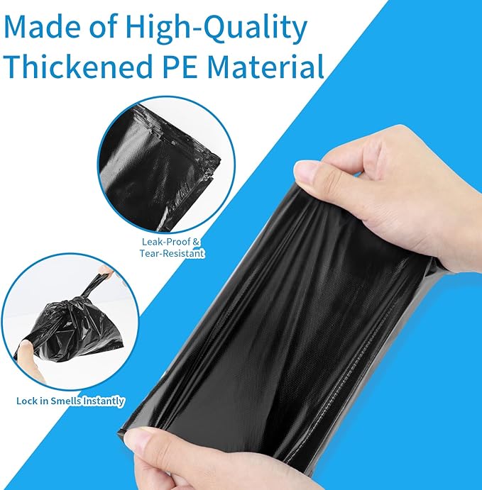 Sanitary Napkin Disposal Bags, Women Personal Disposable Bags Sanitary Waste Bags with Handles for Feminine Products Hygiene Period Pods Tampon Diapers Menstrual Incontinence Storage Bag 200Pcs Black