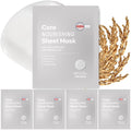 Core Nourishing Sheet Masks with Niacinamide Serum 5% for Dry Skin Tranexamic Acid, Rice Face Mask for Glass Skin Care, Moisturizing Glowing & Anti-Aging, Cruelty Free, Fragrance Free 5 Count