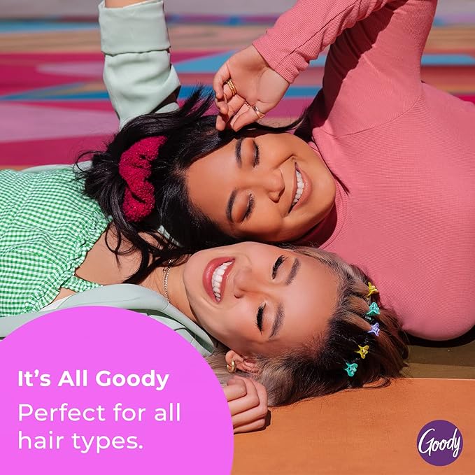 GOODY Ouchless Medium Headband with Flex Tips - Flex Teeth Hold Bangs & Layers In Place for a Comfortable Fit - for All Hair Types - Pain-Free Hair Accessories for Women, Men, Boys, and Girls