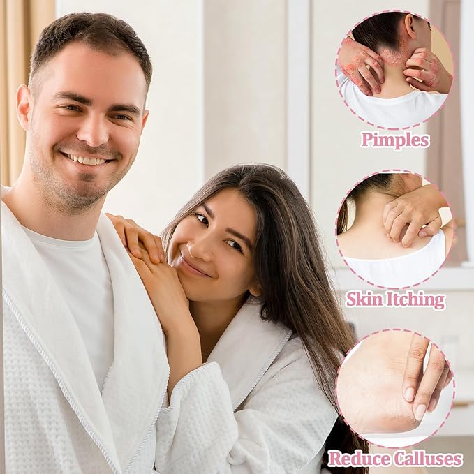 7 Pcs Exfoliating Back Scrubber with Handles, Nylon Back Exfoliator Extended Length Back Washers Scrubbers, Stretchable Exfoliating Washcloth Pull Strap Shower Scrubber for Body Cleans Skin Massages