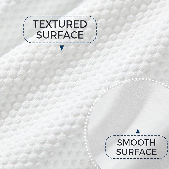 Disposable Face Towels XL,7.9" x 9.4" Large Face Towelettes Disposable,100% Viscose Fiber Extra Thick Soft Dry Wipes For Sensitive Skin,Makeup Remover,Face's Wipes,3 Travel Pack Faces Towel,30 Count