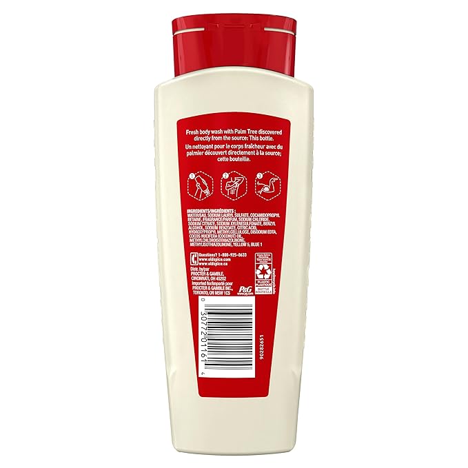 Old Spice Men's Body Wash Fiji with Palm Tree, 18 oz (Pack of 8)