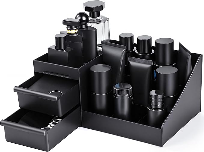 Mens Cologne Organizer,Bathroom Organizers,Organizer For Men,Cologne Stand,Perfume Tray,Perfume Stand,Perfume Organizer,Room Decor for Men,Dresser Organizers,Dad Gifts,Gifts for Men