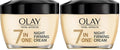 Olay Total Effects Night Firming Cream Face Moisturizer,1.7 oz,(Pack of 2)