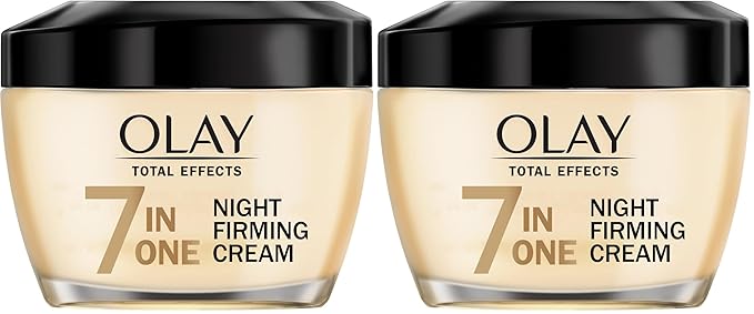 Olay Total Effects Night Firming Cream Face Moisturizer,1.7 oz,(Pack of 2)