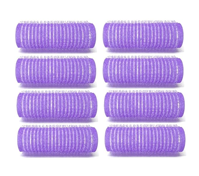 Self-Grip Hair Curlers – Professional Salon Rollers for Hairdressing (Small, 8-Pack)