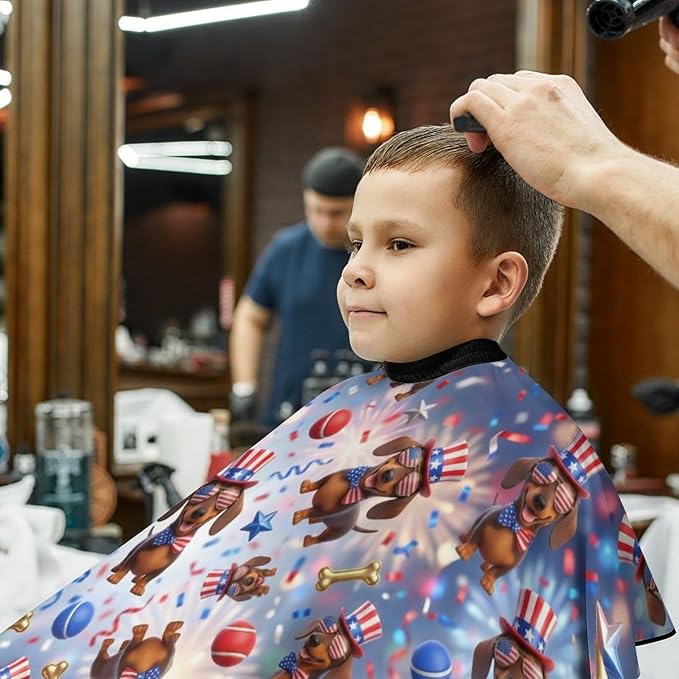 Barber Cape for Kids Funny Duck Haircut Cape Professional Salon Cape Waterproof Hair Cutting Styling Haircut Apron
