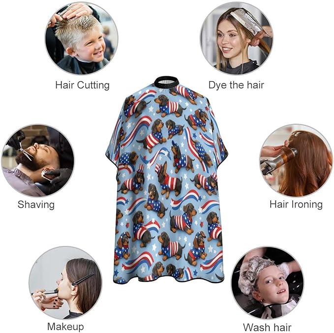 Barber Cape for Kids Funny Duck Haircut Cape Professional Salon Cape Waterproof Hair Cutting Styling Haircut Apron