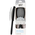 Wet Brush Curl Shaper Detangler Brush, Black, Curl Defining for Curly and Coily Hair Types, IntelliFlex Bristles Detangle for Frizz-Free Shaping, Made for Women, Men & Kids