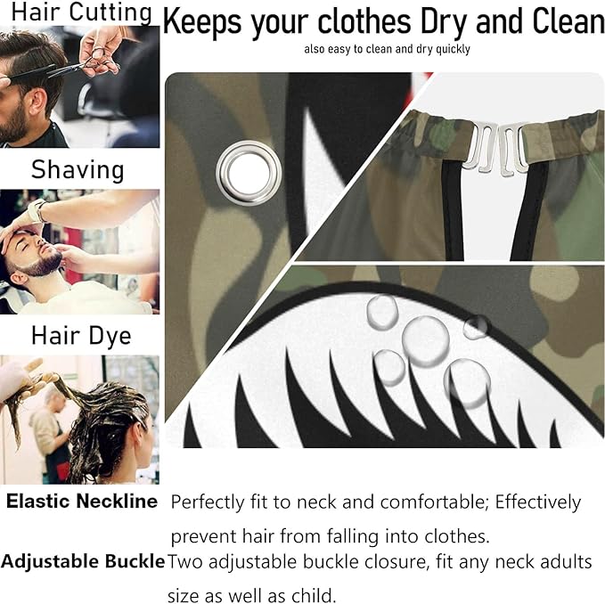 Stylish Barbershop Salon Barber Cape Haircut Cape Salon Apron Unisex Hair Cutting Apron for Men Women