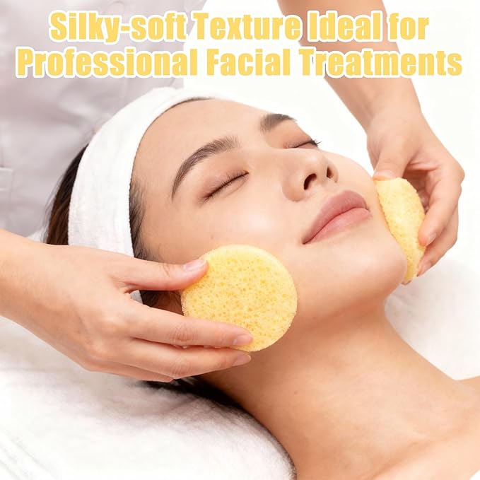 480 Pack Soft Disposable Face Sponge for Cleansing, Makeup Remover, Mask, Exfoliating Round Stick