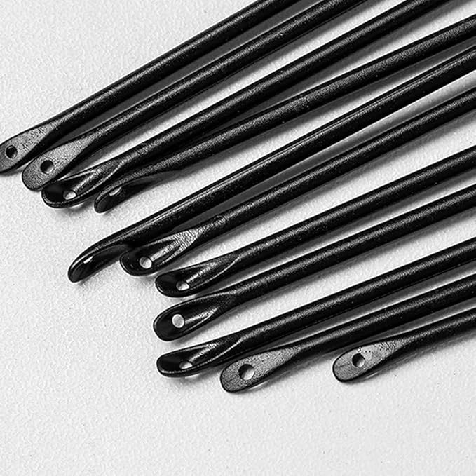 200 Disposable Plastic Blackhead Remover Tool Double Headed Cotton Swabs Stick Blackhead Extractor Removal Stick Pimple Popper Tool Beauty Tool, Black