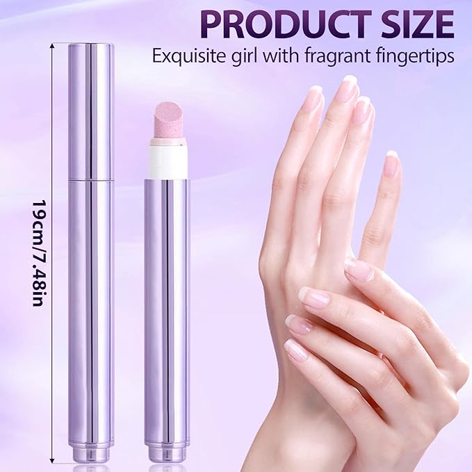 3-in-1 Cuticle Oil Pen,Cuticle Pusher Nail Oil Pen with Ceramic Tip,Dry & Damaged Nails,Nail Cuticle Remover Pen,for Moisturize Strengthen Nails(2PCS)