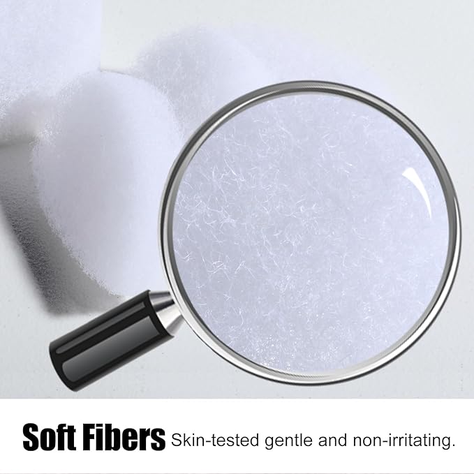 BS-MALL Facial Sponge 12 Pcs – Exfoliating Face Scrubber for Deep Cleansing, Removes Blackheads, Reusable Design, Perfect for Skin Care Routine (Ordinary Texture)