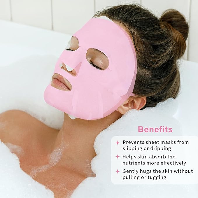 Reusable Ice Face Mask Set - Hot & Cold Therapy for Migraine, Wisdom Tooth Pain, Puffiness Relief with 2 Silicone Covers, Cooling Gel Pad for Swelling