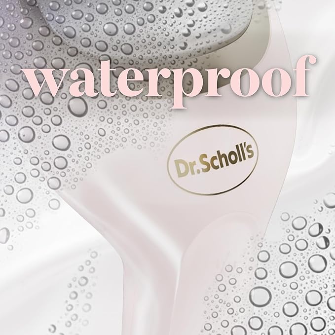 Dr. Scholl's Pedi Perfect Electric Foot Callus Remover, Waterproof, Rechargeable with x2 Roller Heads, Removes Hard Skin for Soft Beautiful Feet, 90 Minute Run Time, Dust Catcher, Pedicure Tools