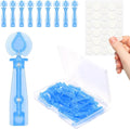 Sterile Pimple Needles, 50 Pcs Disposable Acne Needles and 72 Dots Acne Pimple Stickers - Effective Blemish & Blackhead Removal Tools for Clear Skin