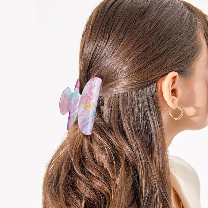 Christmas Gifts for Teenage Girls Stocking Stuffers for Teen Girl | Claw Clip Initial Hair Clips | Personalized Hair Claws | 8 9 10 11 12 13 14 15 16 Year Old Gift Trendy Stuff - Lavender,K