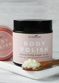 Sacksy Thyme Body Polish - Body Scrub for Soft Silky Skin - Vitamin-Enriched Moisturizing Exfoliator - Plant Based, Vegan, Non-Toxic - All Natural Luxurious Goodness - Made in USA (4oz)