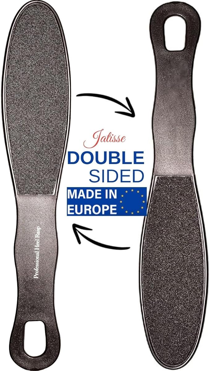 Professional Heel File, Foot Scrubber, Foot File and Callus Remover for Feet, Remove Hard Skin, Can be Used on Both Wet and Dry feet, Callus, Dry, and Dead Skin Removal (Large) (1 Pack)