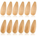 12 pcs Bamboo Deodorant Cream Applicators Multi-functional Facial Applicator Portable Clay Mask Applicators Makeup Beauty Tool Set Face Mask Spatula Beauty Spa Mini Spoon for Mud Cosmetic Reusable