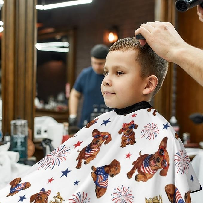 Barber Cape for Kids Funny Duck Haircut Cape Professional Salon Cape Waterproof Hair Cutting Styling Haircut Apron