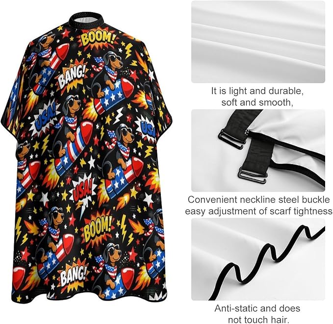 Barber Cape for Kids Funny Duck Haircut Cape Professional Salon Cape Waterproof Hair Cutting Styling Haircut Apron