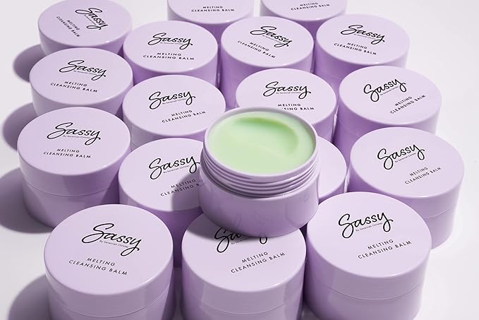 Sassy by Savannah Chrisley Pamper Yourself Kit - Cleansing Balm and Clay Mask with Headband - Perfectly Absorbs Excess Oils for Smoother Skin - Helps Reveal Clearer Complexion - 3 pc Spa Kit