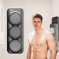 Electric Back Scrubber for Shower with 3 Motorized Brush Heads, Wall-Mounted Back Scrubber for Shower, Hands-Free Design, Easy to Install, for Elderly, Obese & Skin Care Enthusiasts