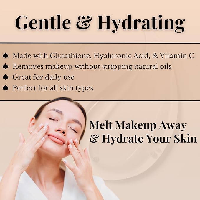FilterLESS Era Skin Reset Cleansing Balm | Melting Balm Makeup Remover Made with Glutathione, Hyaluronic Acid, and Vitamin C | Gentle & Hydrating Cleanser