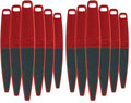 ForPro Red Panda Foot File, 60/100 Grit, Double-Sided Pedicure File for Feet and Heels, 10.5” L (Pack of 12)