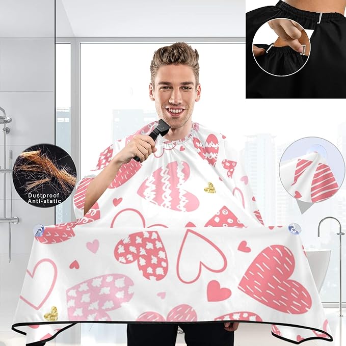 visesunny Professional Barber Cape Polyester Hair Cutting Salon Cape Apron Anti-Static Beard Bib