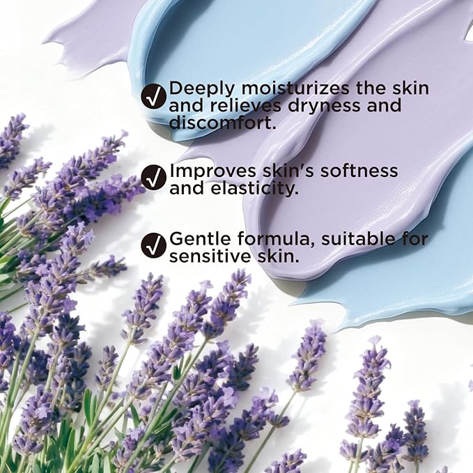 Lavender Whipped Body Butter, Shea Body Butter for Wome Dry Skin, Natural Lavendera Lotion for Body Moisturizer-Deep Moisturizing and Softening-6.8 floz(200ml)