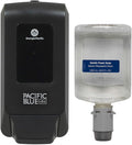 Georgia-Pacific (5305714) Pacific Blue Ultra Manual Push Soap Dispenser with Gentle Foam Hand Soap Refill Starter Kit