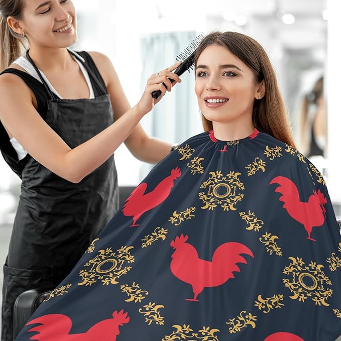 visesunny Professional Barber Cape Polyester Hair Cutting Salon Cape Apron Anti-Static Beard Bib Grooming Apron