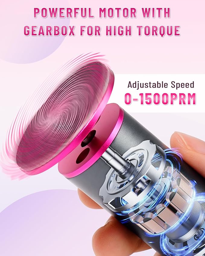 DERMAWAVE Electric Callus Remover for Feet with 60 Sandpaper Discs, Adjustable Speed Professional Foot File Electric Heel Grinder Sander Pedicure Tool for Men & Women